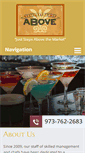 Mobile Screenshot of aboverestaurantbar.com